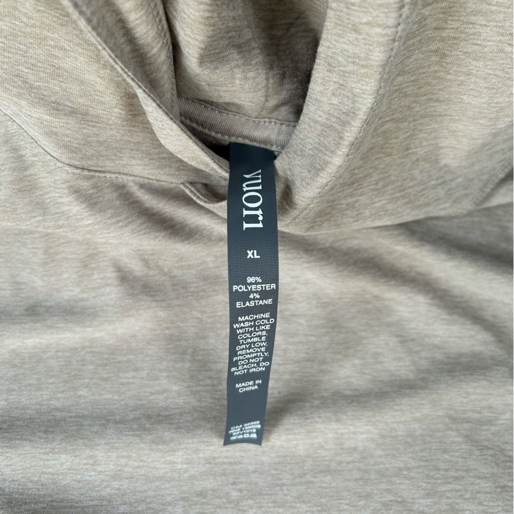 New Vuori Strato tech hoodie toast Heather extra large XL